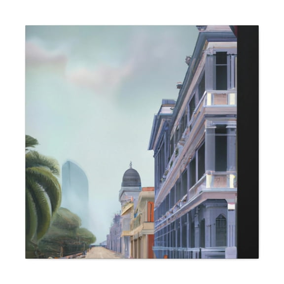 Colonial Heritage Reflected - Canvas