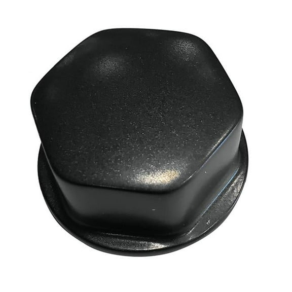 Schmitt & Ongaro Marine CAP030B Faux Center Nut with M12 Base for Cast Steering Wheels, Black - 0.5 & 0.62 in.