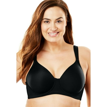 

LEADING LADY Black Molded Soft Cup Bra US 42C UK 42C NWOT