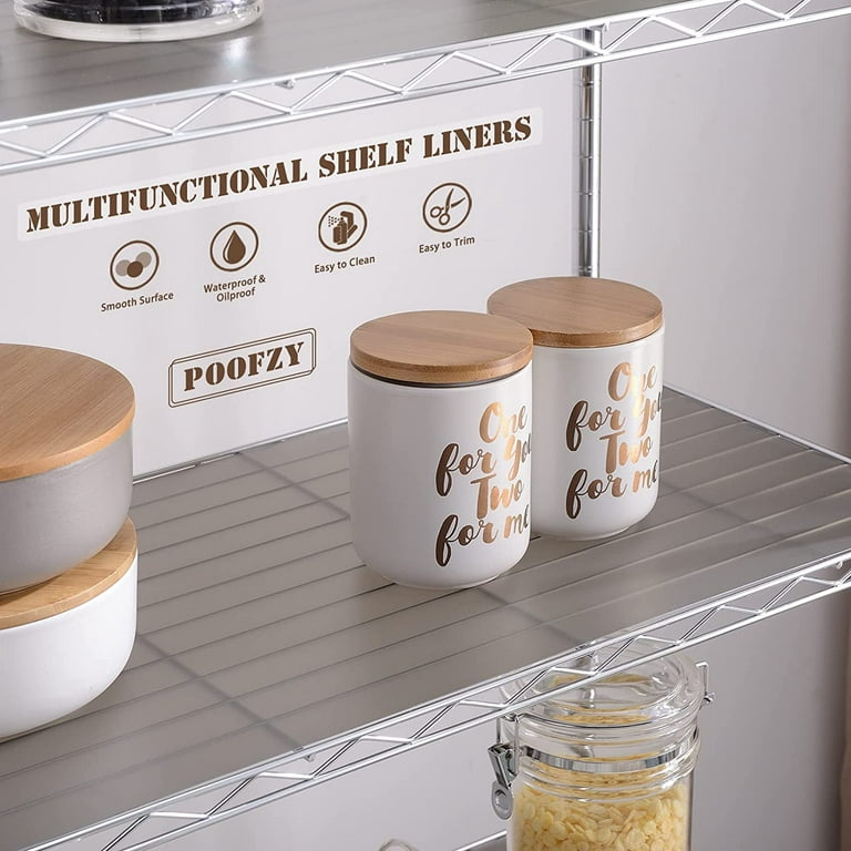 Non-Adhesive Heavy Duty Shelf Liners for Kitchen Cabinets Shelf