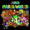 thumbnail image 2 of Men's Nintendo Super Mario World Poster Graphic T-Shirt, 2 of 5