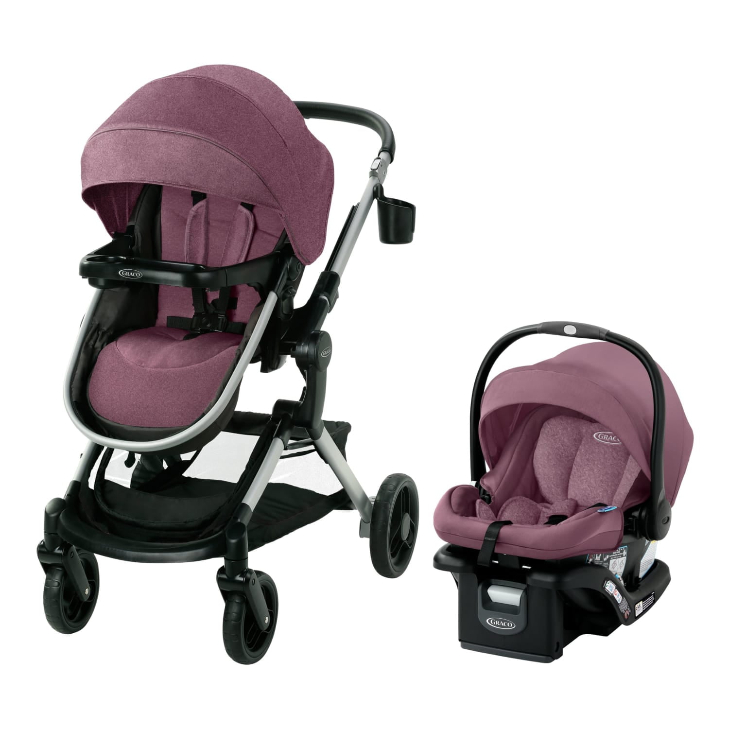 Free Shipping! Graco Travel System with Reversible Stroller Seat