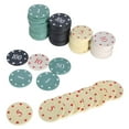 thumbnail image 3 of Necvior 100Pcs Casino Poker Chip Roulettes Game Bingo Chip Counting Counter Poker Chip, 3 of 10