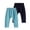 Army Green, variant on Girls Boys Sweatpants Baggy 2 Pack Wide Leg Elastic Waist Sweat Pants School Dance Pants with Pockets 0-8Y Yellow