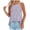 Purple, variant on Summer Halter Neck Tank Tops for Women Sequins Print Pleated Loose Fit Sleeveless T-Shirts Flowy Tunic Blouses