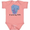 thumbnail image 3 of Inktastic I Love My Titi Elephant Blue Purple Boys or Girls Baby Bodysuit, 3 of 5