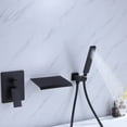 thumbnail image 3 of Pressured-Balanced Wall Mount Bathtub Faucet, Waterfall Tub Faucet with Handheld Shower, 3 of 8
