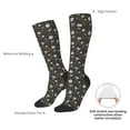 thumbnail image 5 of Picia Women Crew Soft Moisture-wicking Socks Cosmic Pattern Design Cotton Socks, One Size fit All, 5 of 9