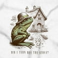 thumbnail image 2 of Funny Frog Did I Turn Off The Stove Men's Graphic T Shirt Tees Brisco Brands S, 2 of 6