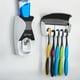 thumbnail image 3 of Dispensador automático de pasta de dientes y cepillo de dientes de pared, exprimidor para baño familiar, color negro, 3 of 12