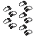 thumbnail image 4 of FUEENIRVA 10Pcs Reusable Black Silicone Nose Clips Professional Anti Choking Swimming Pool Accessories, 4 of 8