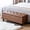 Brown, variant on Redlife Storage Ottoman , End of Bed Storage , Button Tufted Storage Ottoman, Solid Wood Leg, Safety Hinge, 330 LBS Load, Ottoman Storage for Bedroom Living Room Entryway (Brown)