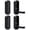 Black, variant on Folding Wall Hooks Black, 4 Pack Heavy Duty Zinc Alloy Folding Coat Hooks, Foldable Wall Hook for Hanging Clothes, Bags, Hats, Towels, Keys (Black, 4 Pack)