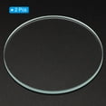 thumbnail image 3 of Unique Bargains 1.97x0.08' Dia Flashlight Glass Lens, 2 Pcs Polished Edge Glass Lens, Transparent, 3 of 5
