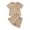 Khaki, variant on Baby Clothes Boy Toddler Set Kids Summer Waffle Bear Printed Short-sleeved Sports 0 3 6 12 18 24 Months T Shirt and Shorts T-Shirt with Solid 2Pcs Outfit 2PCS