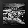 thumbnail image 2 of Digalakis, George 12x12 Black Modern Framed Museum Art Print Titled - The Black Glacier, 2 of 5