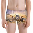 thumbnail image 5 of Yiaed Wildlife Protection Print Boys' Boxer Briefs Cotton Casual Stretch Comfort Boys Boxers - Kids Boxer Briefs Underwear for Boys (6-18)-XX-Small, 5 of 5