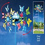 Double Butterfly Solar Wind Spinner by
