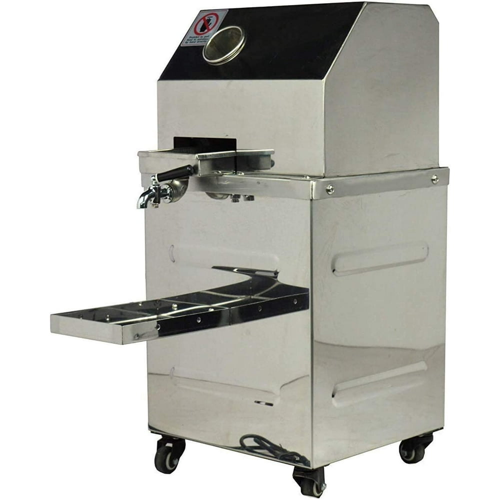 INTBUYING Commercial Electric Stainless Steel Sugar Cane Press Machine Sugarcane Juicer Machine