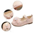 thumbnail image 5 of Akiihool Girls Flat Shoes Girls Dress Shoes Mary Jane Princess Flower Wedding Flats shoes for Toddler/Little Kid/Big Kids (White,7), 5 of 9
