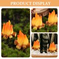 thumbnail image 4 of YSNOOWE 7Pcs Mini Fake Fire Pits Resin Campfire Model Realistic Look for Outdoor Use, 4 of 6
