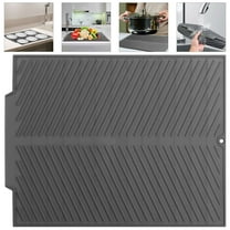 Luxtrada Dish Drying Mat for Kitchen Counter, Silicone Large Dish Drying Pad, Easy Clean Non-slipping Heat Resistant Dish Rack Mat