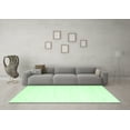 thumbnail image 3 of Ahgly Company Indoor Rectangle Solid Emerald Green Modern Area Rugs, 5' x 7', 3 of 4