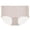 Coffee, variant on lnmuld Solid Seamless Mid Waist Boyshort Panties Scalloped Wave Edge Ice Silk Invisible Breathable Daily Women Briefs Color:Blue,Size:M