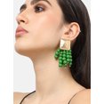 thumbnail image 3 of Boucles d'Oreilles Design en Pierre Plaquée Or pour Femme, 3 of 4