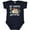Navy Blue, variant on Inktastic My Auntie Loves Me with Sloth and Hearts Boys or Girls Baby Bodysuit