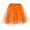 Orange, variant on Ballet Skirt Womens Paillette Elastic 3 Layered Short Skirt Adult Tutu Dancing Skirt for Ballet Plus Size Skirts Orange,One Size