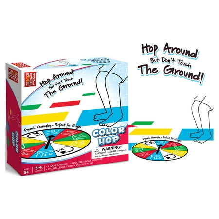 Play 2 Play Color Hop Board Game, Novelty Game for 2 to 4 Players, Children Ages 5+