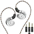 thumbnail image 1 of Écouteurs HIFI Conque TRN Haute Performance DLC Diaphragme Diamant Dynamique Écouteurs Intra-Auriculaires Buse de Réglage Interchangeable Filtres 2.5 3.5 4.4 Conque, 1 of 6