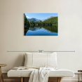 thumbnail image 2 of Elephant Stock Bear Lake Landscape Wall Art - Horizontal Canvas Wall Art - Living Room Wall Decor - Nature Canvas - Blue And Gray Decor - 30" x 20", 2 of 4