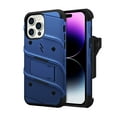 thumbnail image 2 of ZIZO BOLT Bundle for iPhone 14 Pro Max (6.7) Case with Screen Protector Kickstand Holster Lanyard - Blue, 2 of 6