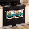 thumbnail image 2 of 2 Pcs Funny Kitchen Towels,Hello Summer Truck with Surfboards Microfiber Dish Towels,Kitchen Tea Towels,Kitchen Towel Set (18" X 26"), 2 of 3