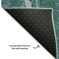 thumbnail image 3 of Addison Rugs Mayfield Washable Transitional Watercolors Teal Rectangle Rug, 2'6" x 3'10", 3 of 6