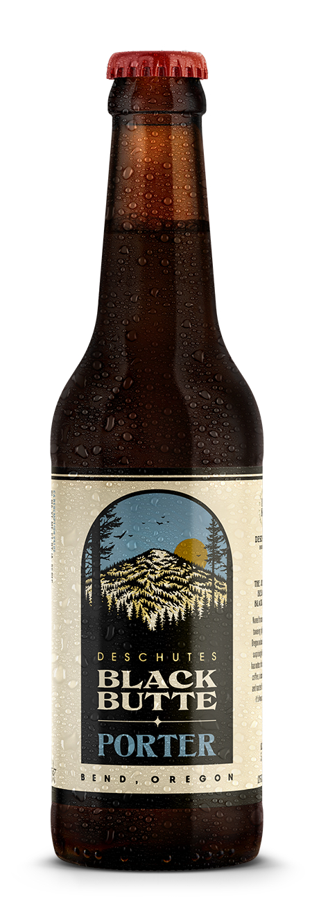Deschutes Black Butte Porter Craft Beer, 12 Pack, 12 fl oz Glass Bottles, 5.5% ABV