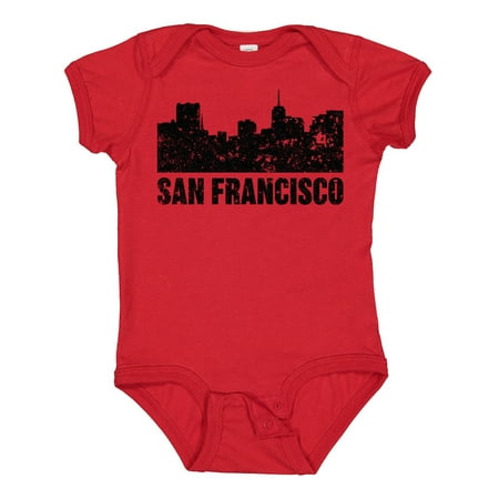 

Inktastic San Francisco Skyline with Grunge Gift Baby Boy or Baby Girl Bodysuit