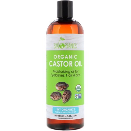 Sky Organics  Organic Castor Oil  16 fl oz  473