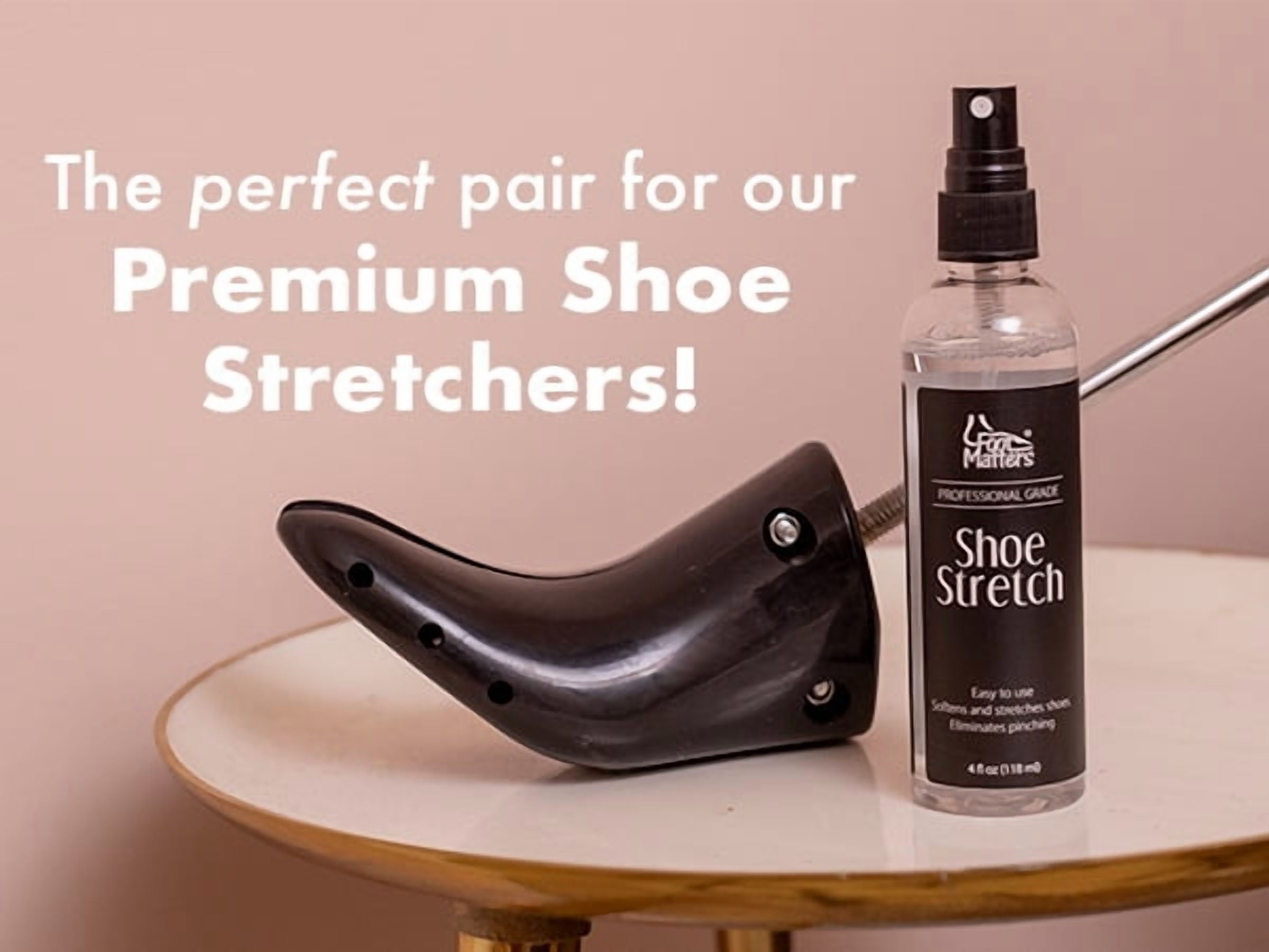 FootMatters Professional Shoe Stretch Spray – Leather, Suede