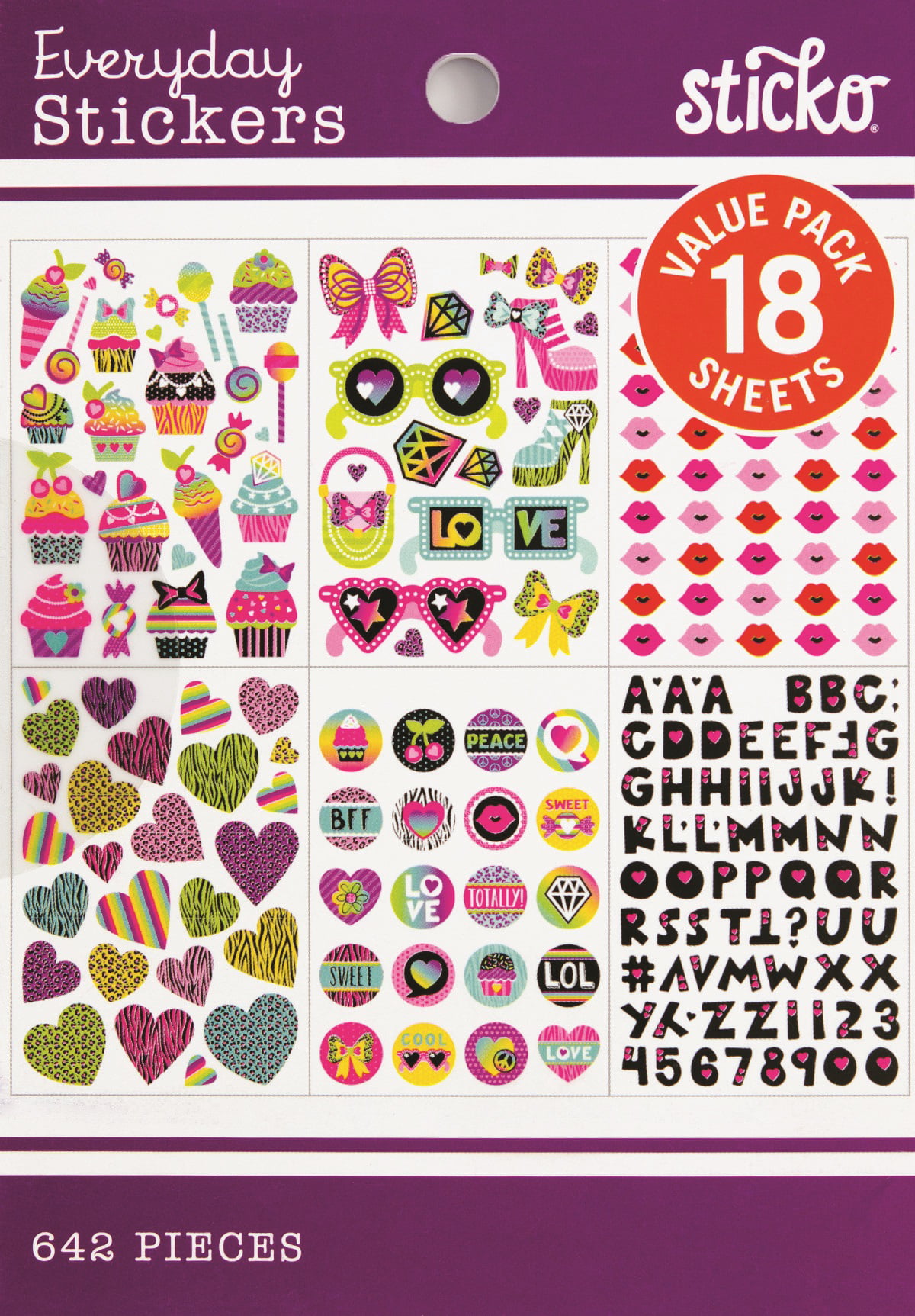 Brown/Green Alphabet Miss Elizabeth's Value Stickers You get 2 sheets.