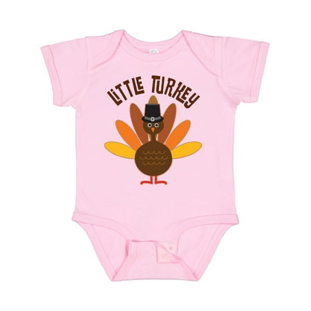 

Inktastic Little Turkey Thanksgiving Gift Baby Boy or Baby Girl Bodysuit