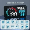 thumbnail image 5 of Digital GPS Speedometer Universal Heads Up Display for Car 5.8 inch Large LCD Display HUD with MPH Speed Fatigued Driving Alert Overspeed Alarm Trip, 5 of 8