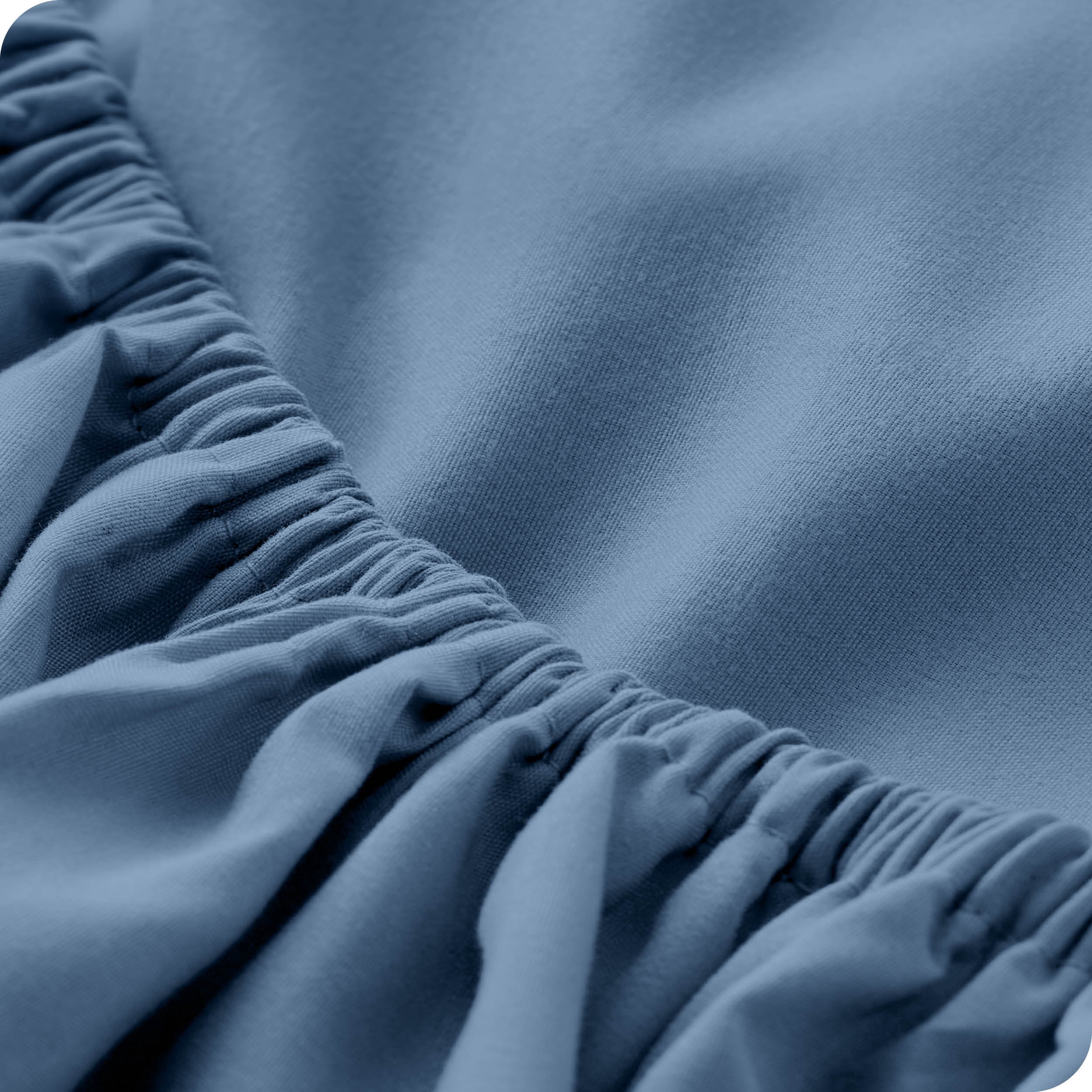 Bare Home Coronet Blue Microfiber Sheet Set, Wrinkle Resistant, Deep Pocket, Twin XL