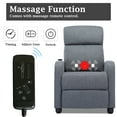 thumbnail image 3 of Bonzy Home Electric Recliner with Massage Therapy, for Living Room & Bed Room, Grey, 2pcs, 3 of 12