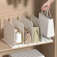 thumbnail image 3 of Closet Shelf Dividers Partition for Kitchen, Office, Pantry Easily Install White 5 Grid, 3 of 8