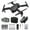 Black 1Z1, variant on Staron under $5 FPV Drone with 1080P Camera, 5G WIFI FPV Quadcopter with GPS and Obstacle Avoidance, Brushless Motor Drone with Altitude Hold for Kids and Adults