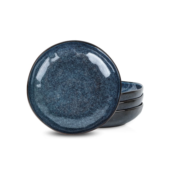 Stone Lain Mirella 4-Piece Pasta Bowl Set Stoneware, Blue