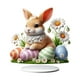 thumbnail image 2 of 2d Pascua decoración del huevo de la Pascua Decoración de la Pascua Collectibles Collative Holiday Desktop Ornament acrílico para dormitorio, 2 of 8